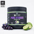 BlackLabel Supplements Pure Hydrate powder in strawberry kiwi flavor, showing the colorful container and flavor details.