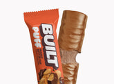 BUILT Peanut Butter Cup Puff, a snack puff with creamy peanut butter flavor in a crispy, golden puff format.