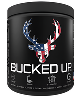 Comito Wellness Bucked Up Pre-Workout powder with Koala Freak Aussie Fruit flavor, energy, performance, and focus for 30 servings.