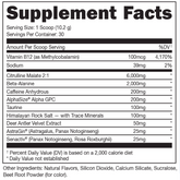 Comito Wellness Bucked Up Pre-Workout powder with Koala Freak Aussie Fruit flavor, energy, performance, and focus boost, 30 servings.