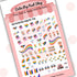 Colorful Pride-themed nail art set from Cutie Pop Nail Shop featuring vibrant nail polish designs for celebration.