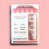 Glitter ombre red nail strips by Cutie Pop Nail Shop, showcasing vibrant red and shimmering glitter design for stylish nails.