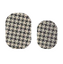 Houndstooth nail strips by Cutie Pop Nail Shop featuring black and white houndstooth pattern for stylish manicures