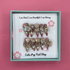 Cutie Pop Nail Shop Bougie Bling 12 press-on nails in long stiletto style with sparkling bling embellishments.