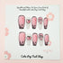 Cartoon Drip press-on nails from Cutie Pop Nail Shop featuring colorful drip design and trendy nail art.