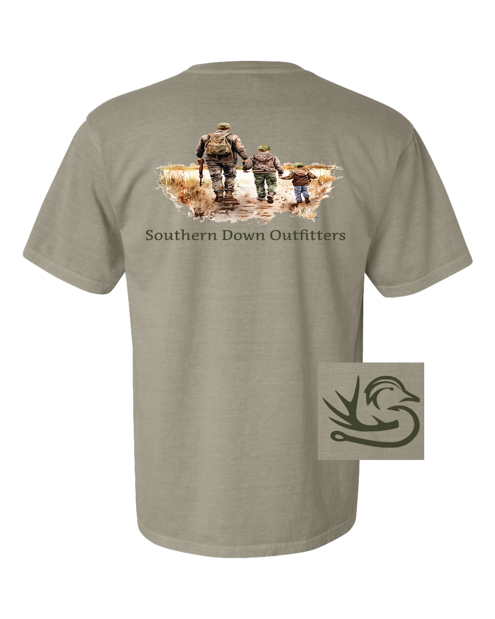 Sandstone Dad and Sons Tee by DoodleBug&