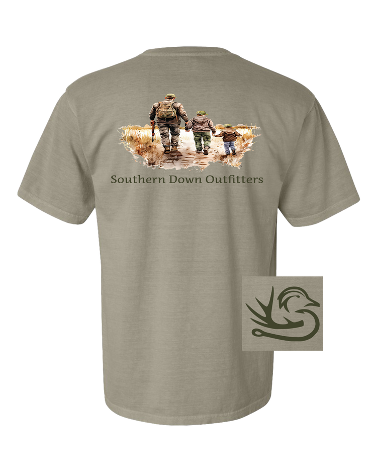 Sandstone Dad and Sons Tee by DoodleBug&