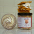 Duma Mbili LLC S’mores Whipped Body Butter in a 4oz jar with creamy, fluffy texture and chocolate and marshmallow scent.