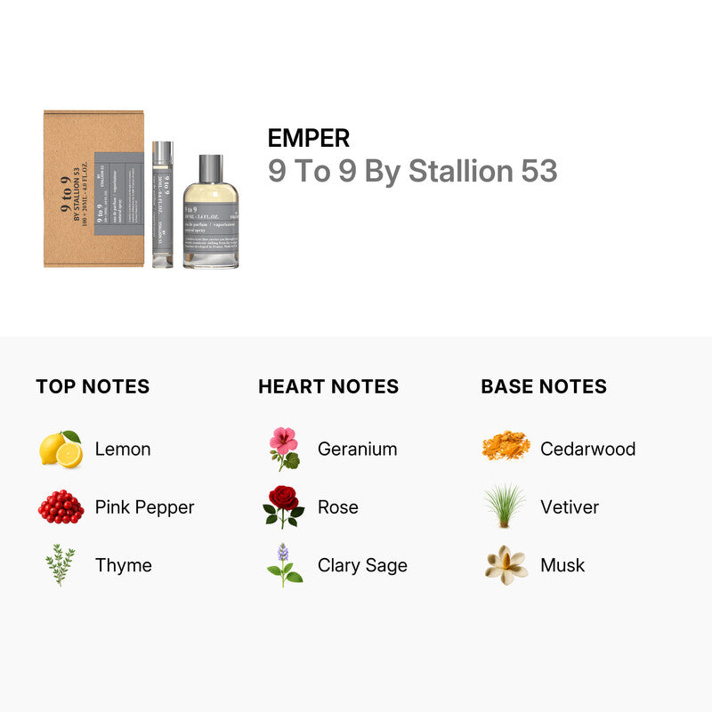 Emper 9 to 9 by Stallion men&