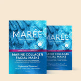 Maree hydrating collagen face mask on a woman&