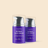 Maree Retinol Lifting & Firming Face Cream in a sleek jar, showing smooth, creamy texture and elegant packaging for youthful skin.
