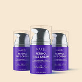Maree Retinol Lifting & Firming Face Cream jar showing smooth, creamy texture and elegant packaging for youthful skin.