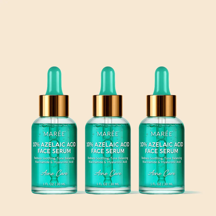 Maree Redness Soothing Azelaic Acid Serum applied on a person&