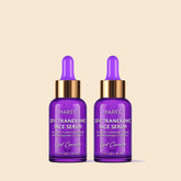 Maree dark spot corrector serum applied to face, showing smooth skin and targeted treatment for hyperpigmentation.