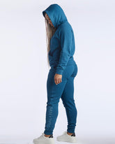 Goal Five Freasy Jogger in carbon color, lifestyle image showing relaxed fit and comfortable design for casual wear.