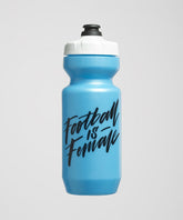 Light blue Goal Five G5 Purist 22oz training water bottle with a sleek design and screw-on lid.