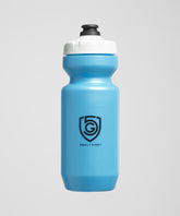 Light blue Goal Five G5 Purist 22oz training water bottle with a sleek design and sports cap for hydration during workouts.