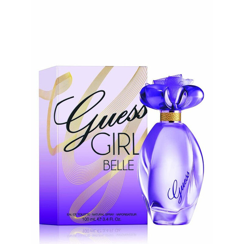 Guess Girl Belle Eau de Toilette for Women in 3.4oz spray, featuring elegant floral fragrance and feminine design.
