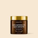 Maree Pure Batana Hair Growth Paste in a jar, showing the natural herbal paste for hair strengthening and growth.
