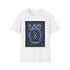 Blue Star Leo Zodiac Lion astrology T-shirt featuring a detailed lion graphic and celestial design on soft fabric.