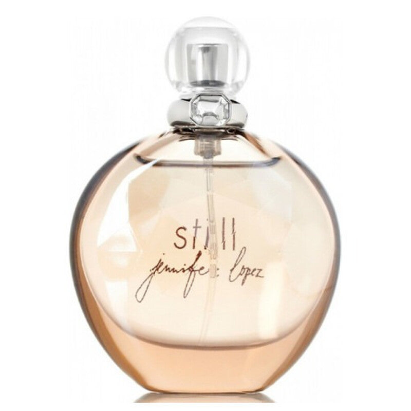 Jennifer Lopez Still Eau de Parfum women’s spray bottle, 3.4oz, featuring a sleek design and floral fragrance notes.