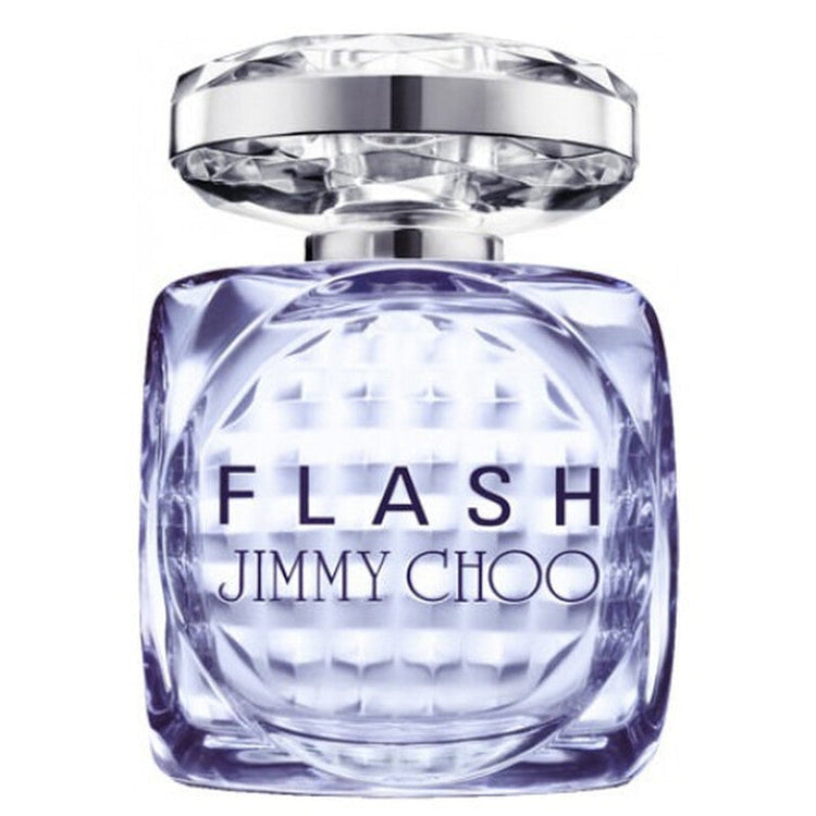 Jimmy Choo Flash Eau de Parfum spray for women, 3.4 oz, featuring a sleek bottle with a modern design.