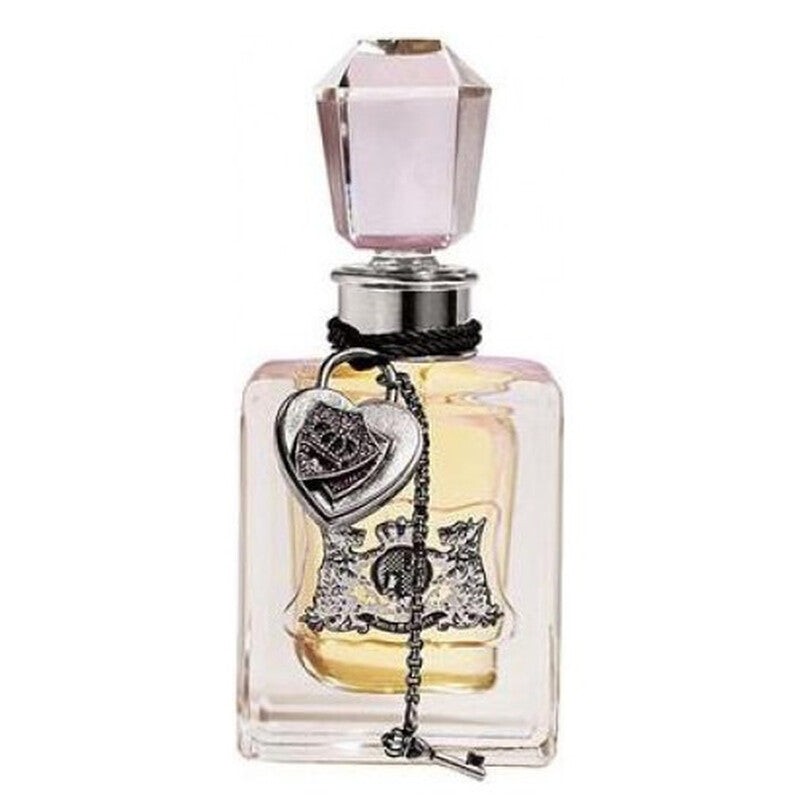 Juicy Couture EDP spray 3.4 oz bottle with floral and fruity fragrance, elegant packaging, from Juicy Couture.