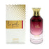 Anfar La Perle Pour Femme Eau de Parfum 3oz bottle with a sleek red and silver design, elegant fragrance packaging.