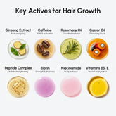 Maree 4-in-1 Hair Growth Spray bottle showing the product label and spray nozzle, designed to promote hair growth and thickness.