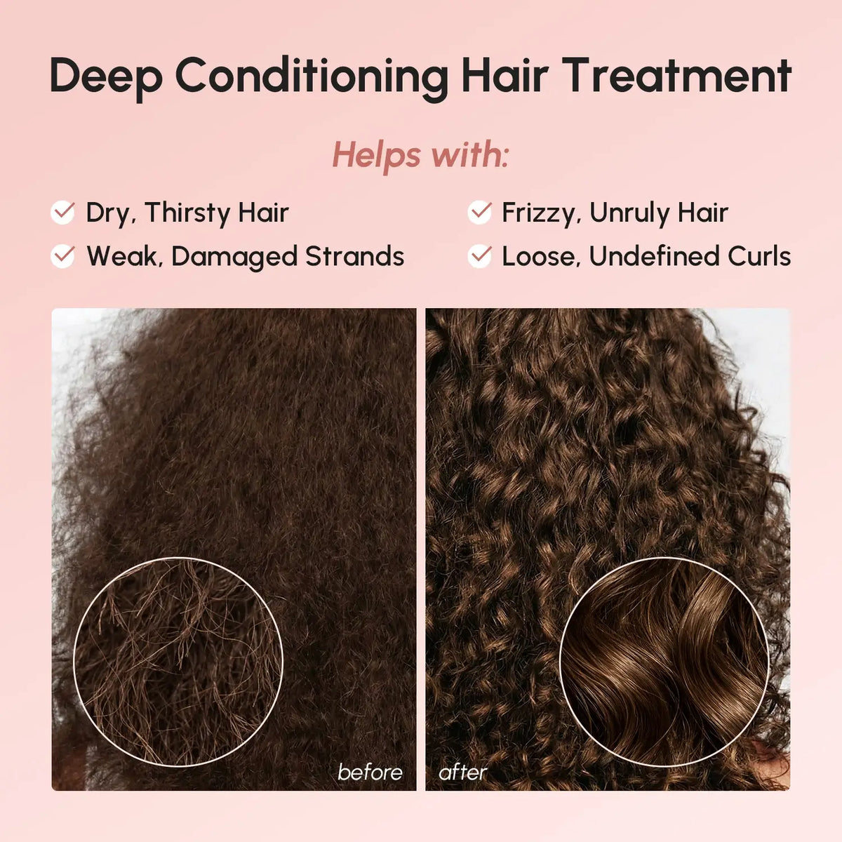 Maree Curl Repair Hair Mask in a jar, showing the creamy formula and product label for damaged curly hair repair.