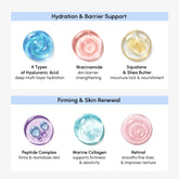 Maree Firming & Lifting Collagen Moisturizer in a jar, showing the creamy texture and fresh packaging.