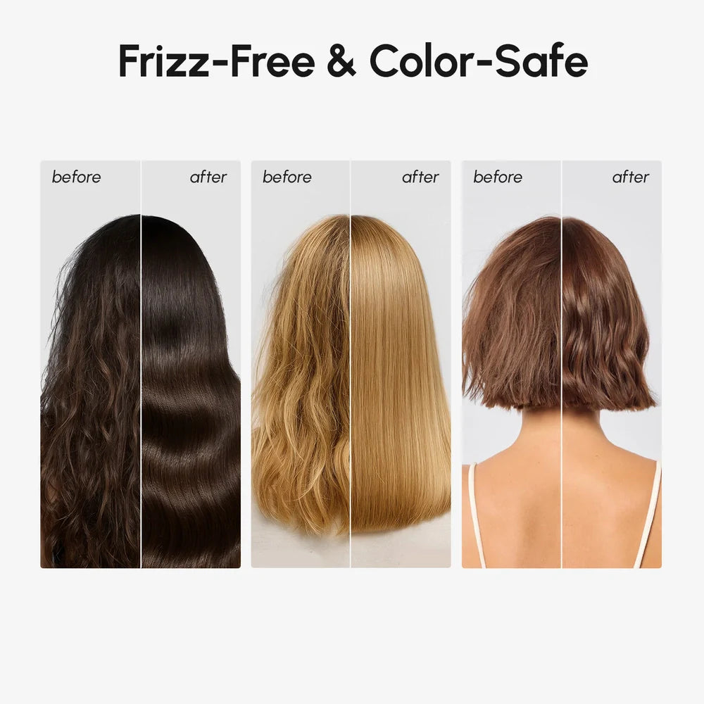 Maree Heat Styling Protective Hair Spray in a spray bottle, designed to protect hair during heat styling.