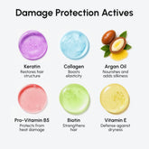 Maree Heat Styling Protective Hair Spray bottle with spray nozzle, designed to shield hair during heat styling.