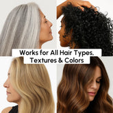 Maree Heat Styling Protective Hair Spray bottle with spray nozzle, designed to shield hair during heat styling.