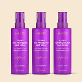 Maree Heat Styling Protective Hair Spray bottle with spray nozzle, designed to protect hair during styling processes.