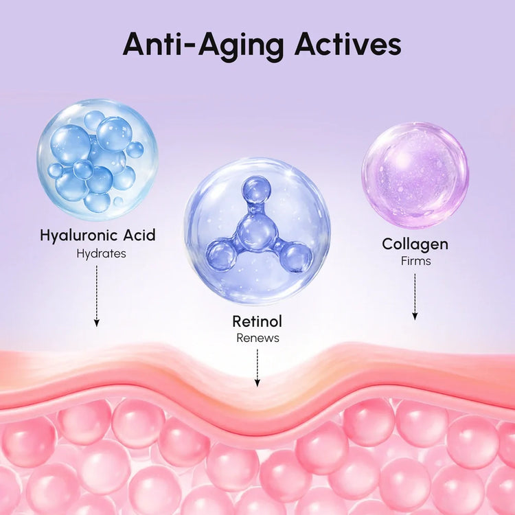 Maree Hyaluronic Acid V-line Lifting Mask showing the mask applied to the face, designed for skin lifting and hydration.