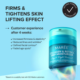 Maree Retinol & Collagen Anti-Age Cream jar with product label, smooth cream surface, and clean background.