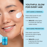 Cream jar of Maree Retinol & Collagen Anti-Age Cream with a smooth, creamy texture in a white container on a neutral background.