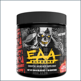 Mutant EAA Extreme BCAA amino acids powder in cherry pomegranate flavor, 30 servings, from PoorBoySupplements.com.