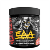 Mutant EAA Extreme BCAA and amino acids in guava passionfruit flavor, 30 servings, supplement powder in a shaker bottle