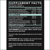 Nutrex GLP1+ Control weight loss capsules from PoorBoySupplements.com, showing the nutritional panel and capsule packaging.