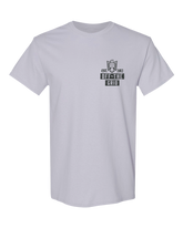 Black Soaring Eagle T-shirt by Off The Grid Surplus featuring a detailed eagle graphic on the front.