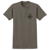Black Soaring Eagle T-shirt by Off The Grid Surplus featuring a detailed eagle graphic on the front.