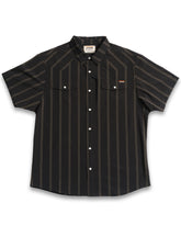 Vintage black Daryll SS shirt from Off The Grid Surplus, a stylish button-up shirt with a classic fit and casual design.
