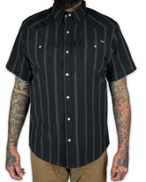 Vintage black Daryll SS shirt by Off The Grid Surplus, a stylish men&