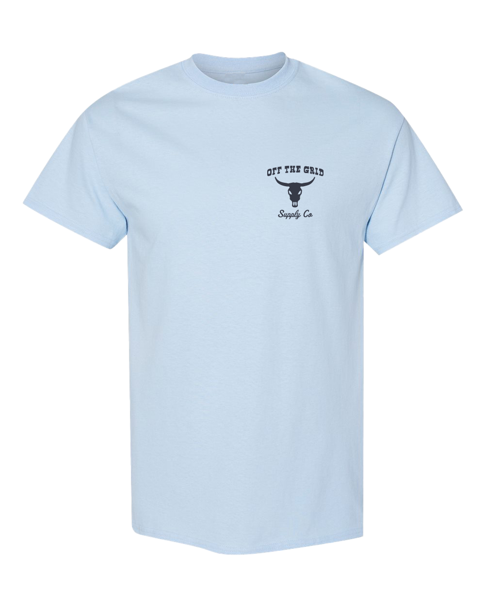 Dusty rose Never Give Up Tee by Off The Grid Surplus, featuring a casual cotton t-shirt with motivational text.
