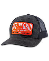 Off The Grid Surplus Ranch Hand Hat in sable duck camo with black brim, outdoor hat with rugged style.