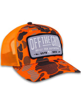 Off The Grid Surplus Ranch Hand Hat in sable duck camo with black brim, outdoor hat designed for rugged wear.