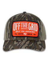 Off The Grid Surplus Ranch Hand Hat in sable duck camo with black accents, outdoor-style brim and adjustable strap.
