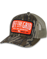 Off The Grid Surplus Ranch Hand Hat in sable duck camo with black accents, durable and stylish outdoor hat.
